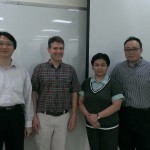 Photo of John McCarthy presenting at Chung Shan Medical University